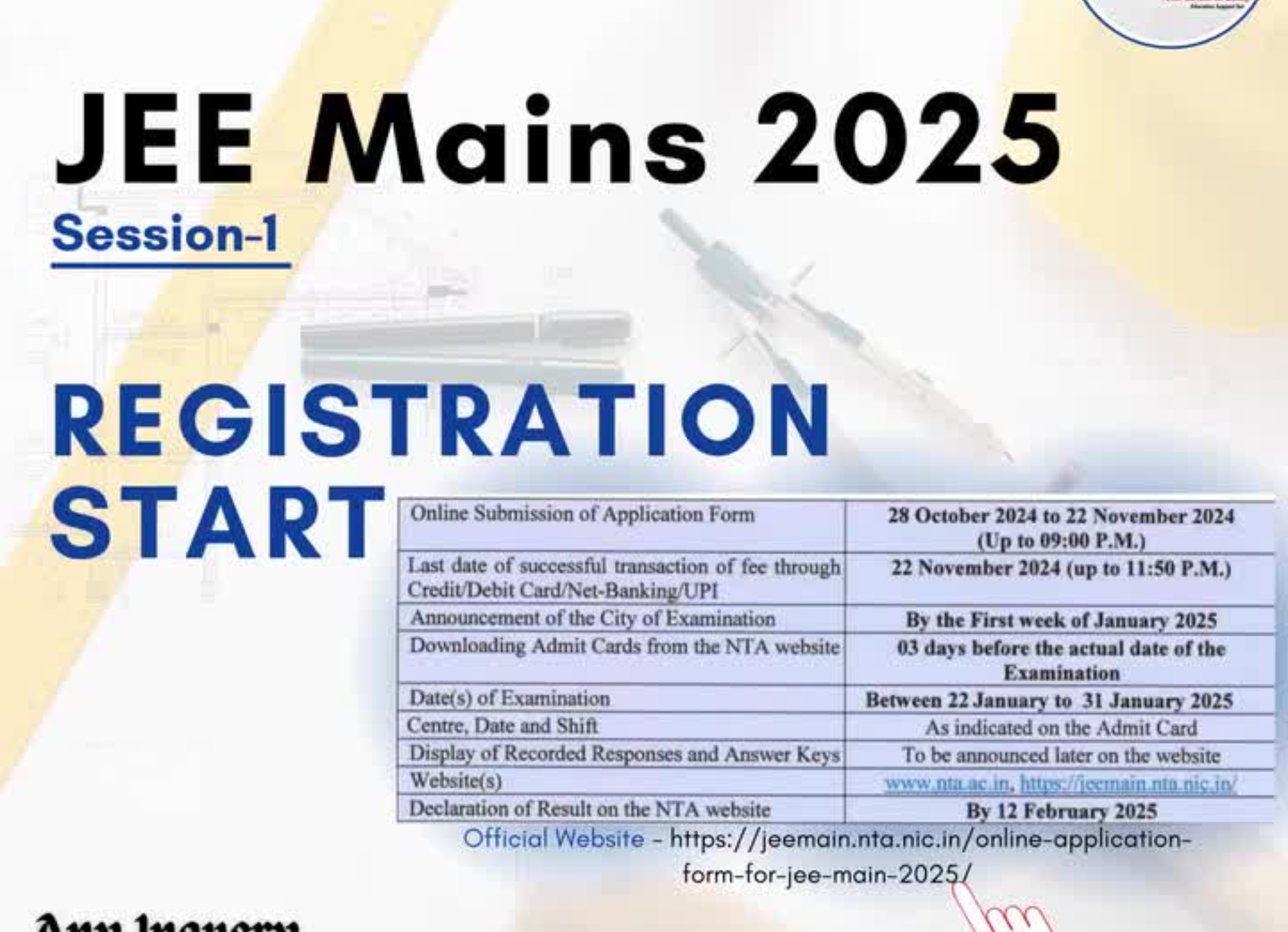 jee mains registration